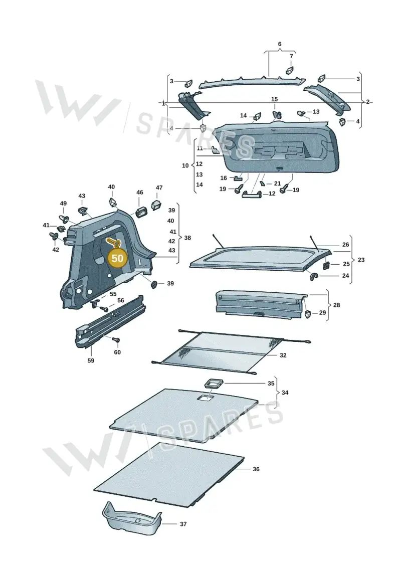 N91132901 — Volkswagen ID.4 Pro (2020-2023) diagram 11a867080, position 50