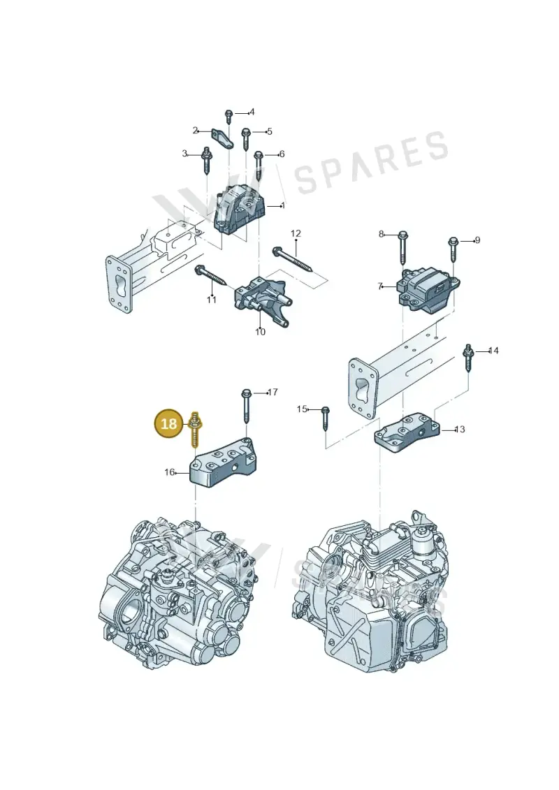 N91133202 — Volkswagen Beetle (2016-2019) diagram 801199410, position 18