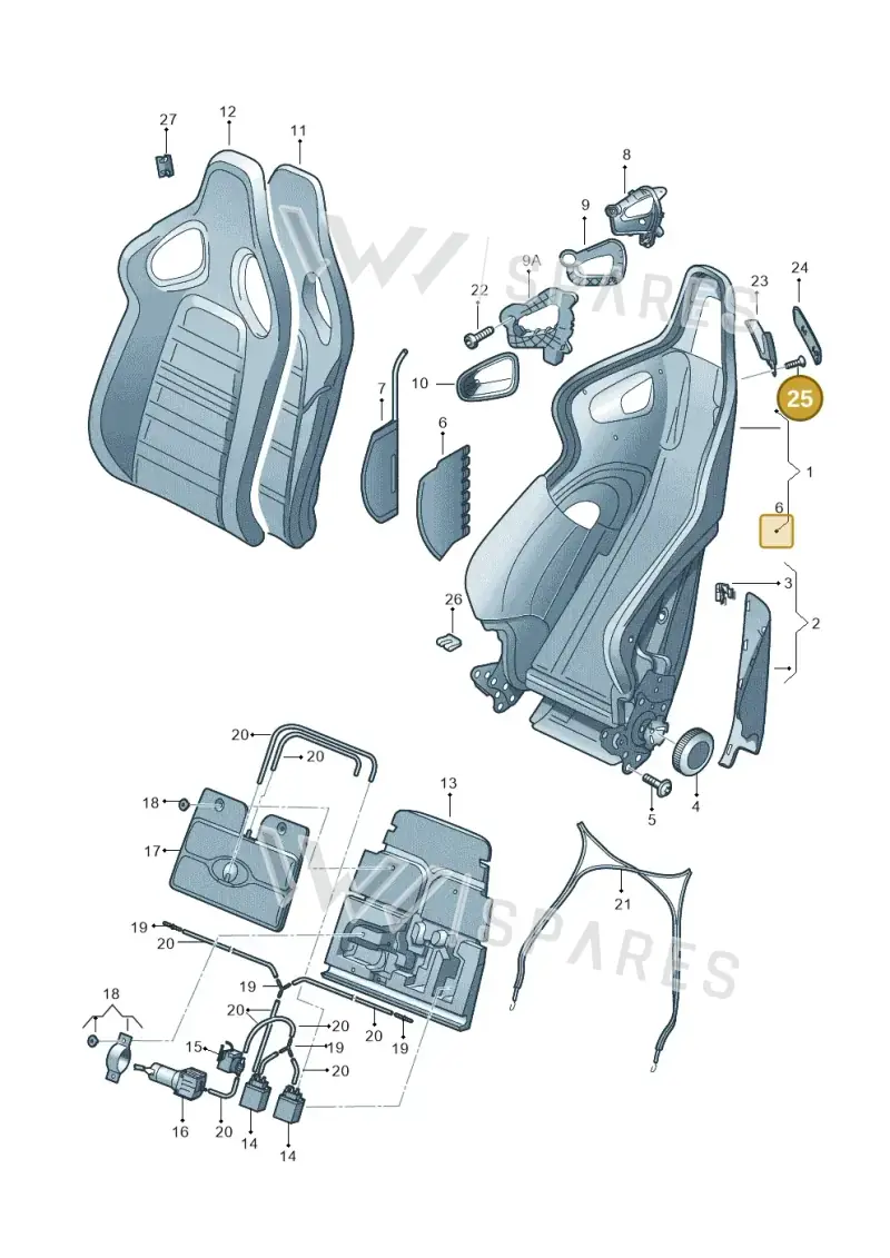 N91136901 — Audi RS5 Cabrio (2012-2015) diagram 759881550, position 25