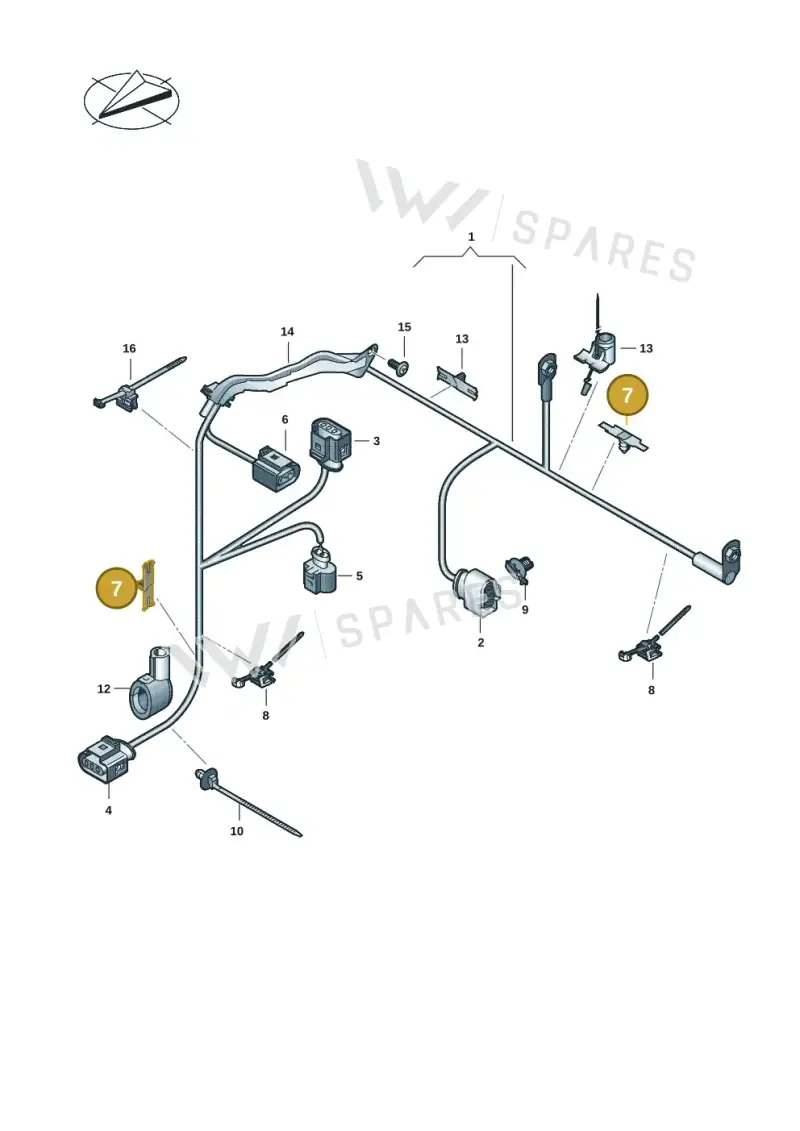 N91144301 — Volkswagen Tiguan 2.0 (2023-) diagram 2ka971070, position 7