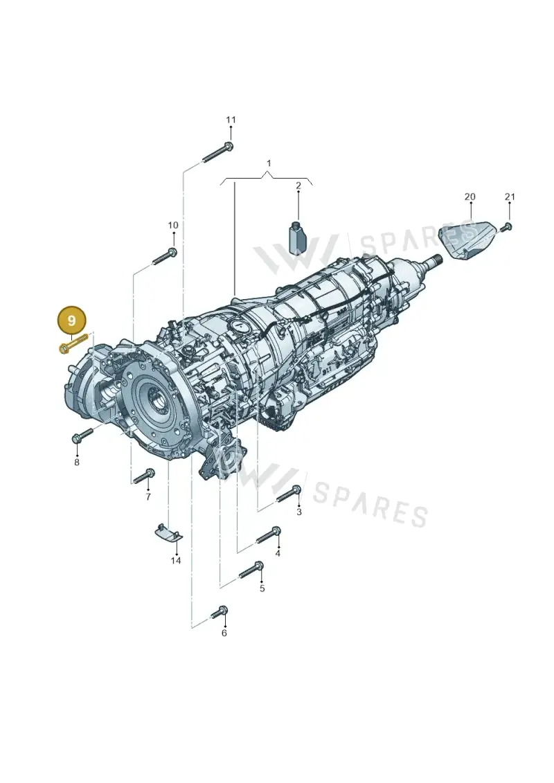 N91147201 — Volkswagen Touareg (2017-2023) diagram 439300200, position 9