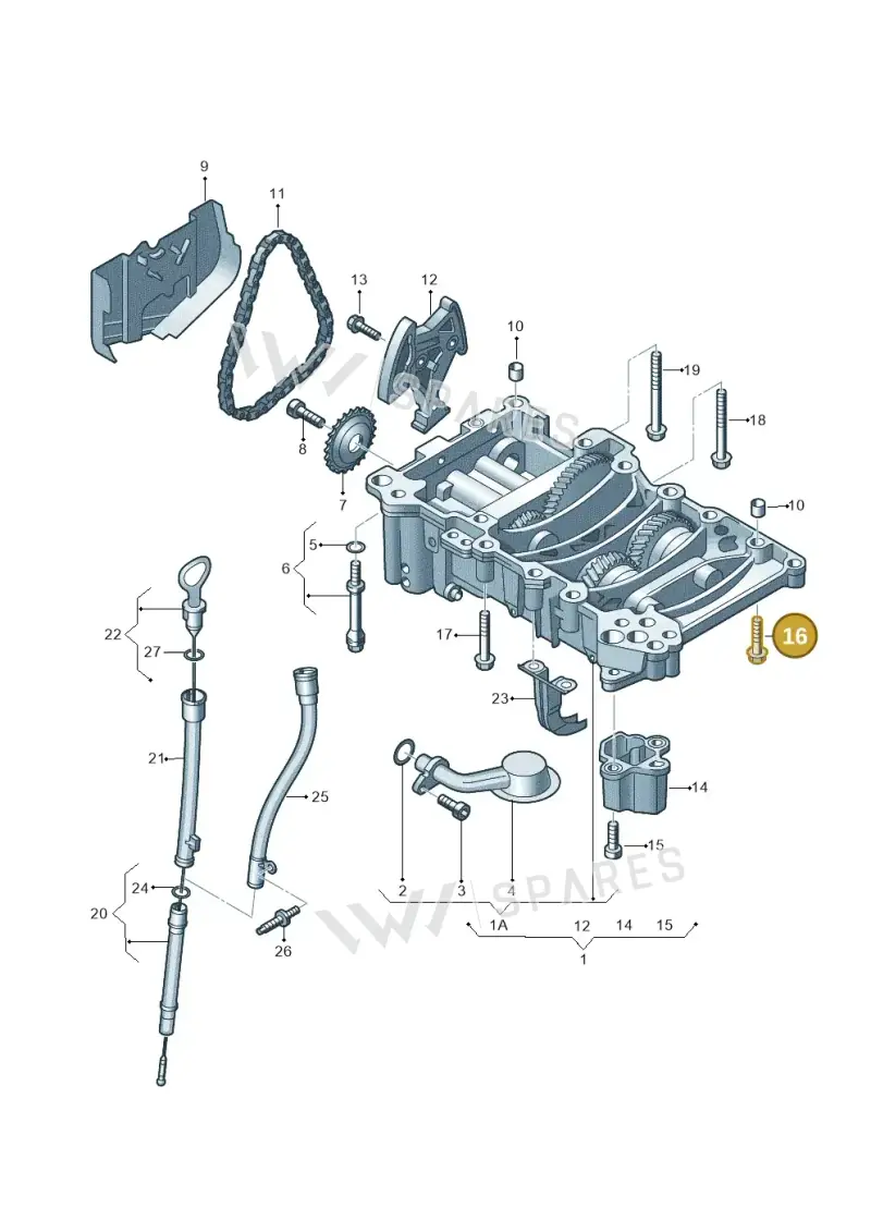 N91149401 — Volkswagen Passat estate (2008-2011) diagram 420115200, position 16