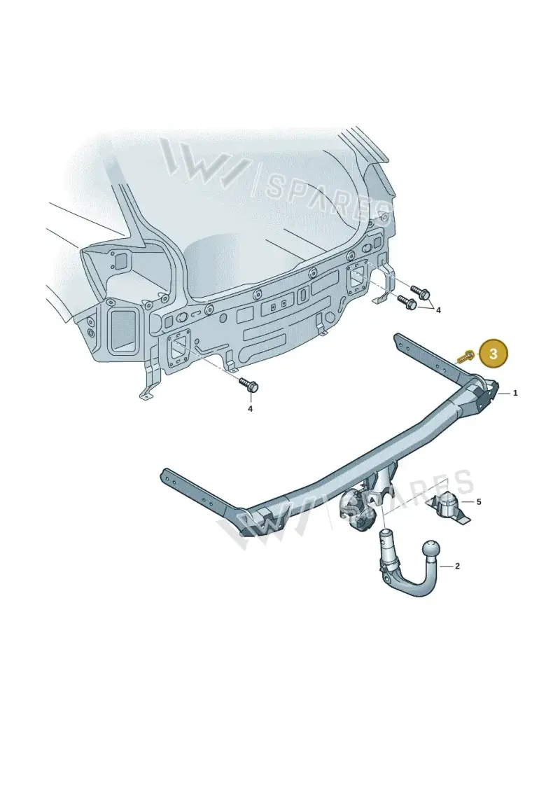 N91151101 — Volkswagen Taigo (2021-2024) diagram 2f0804050, position 3