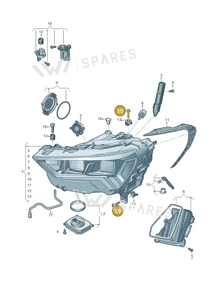 N91151301 — Audi RS Q3 Sportback (2019-2024) diagram 597941010, position 15