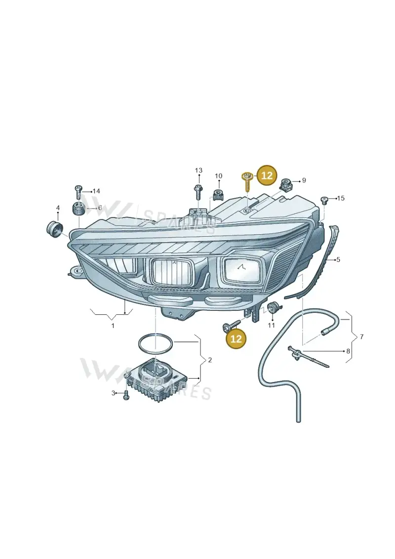 N91151301 — Audi RS4 Avant (2017-2025) diagram 849941015, position 12