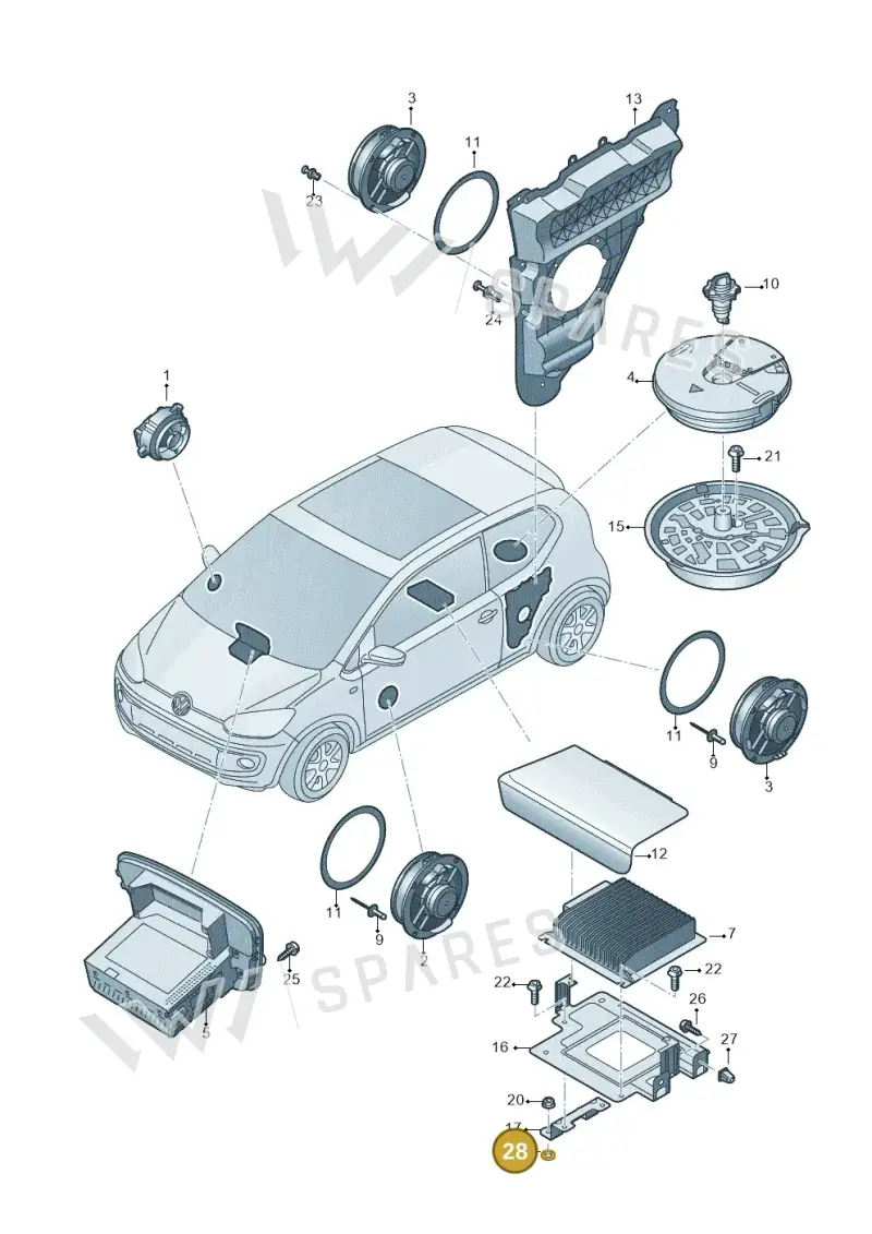 N91152001 — SEAT Mii (2011-2019) diagram 723035350, position 28