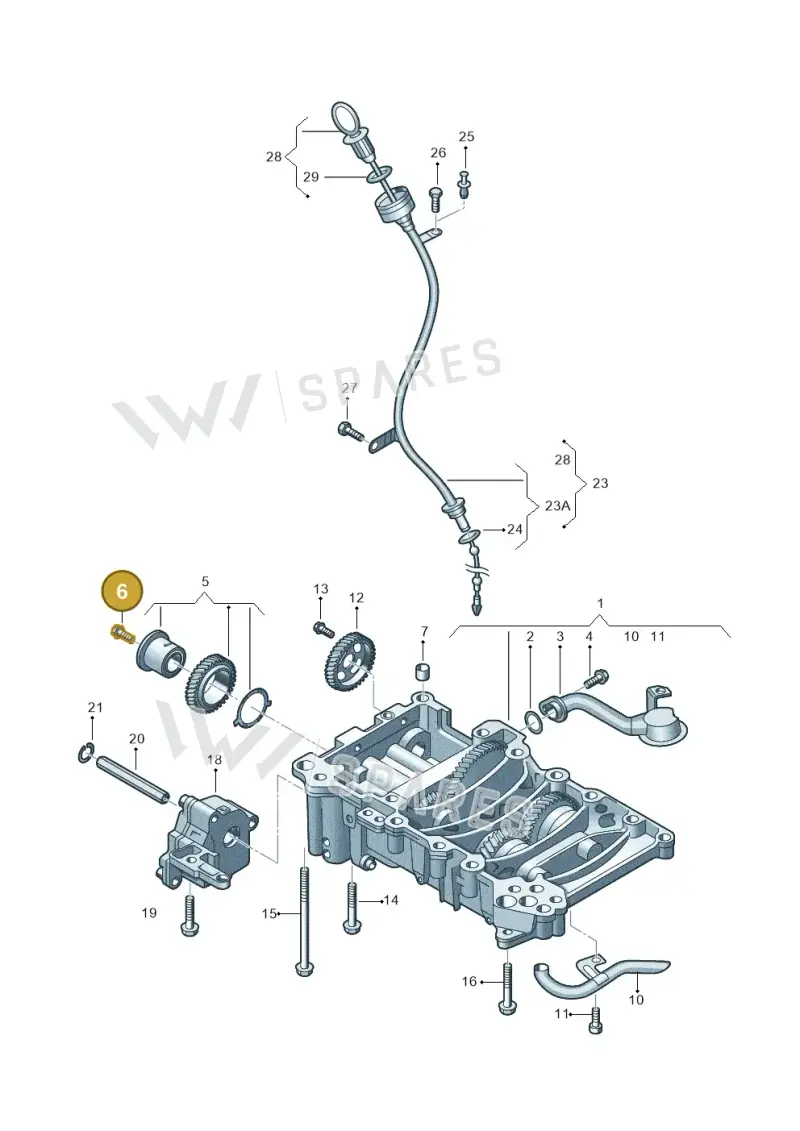 N91154101 — Volkswagen Amarok twin cab (2022-) diagram 679115400, position 6