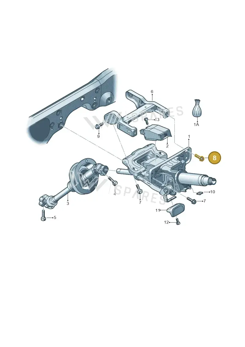 N91154201 — Audi Q5 (2009-2018) diagram 620419500, position 8
