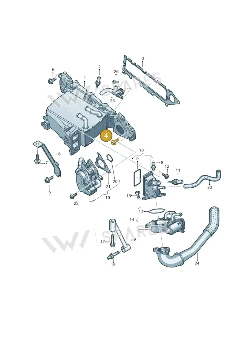N91157202 — Volkswagen Tiguan 2.0 (2023-) diagram 884129800, position 4