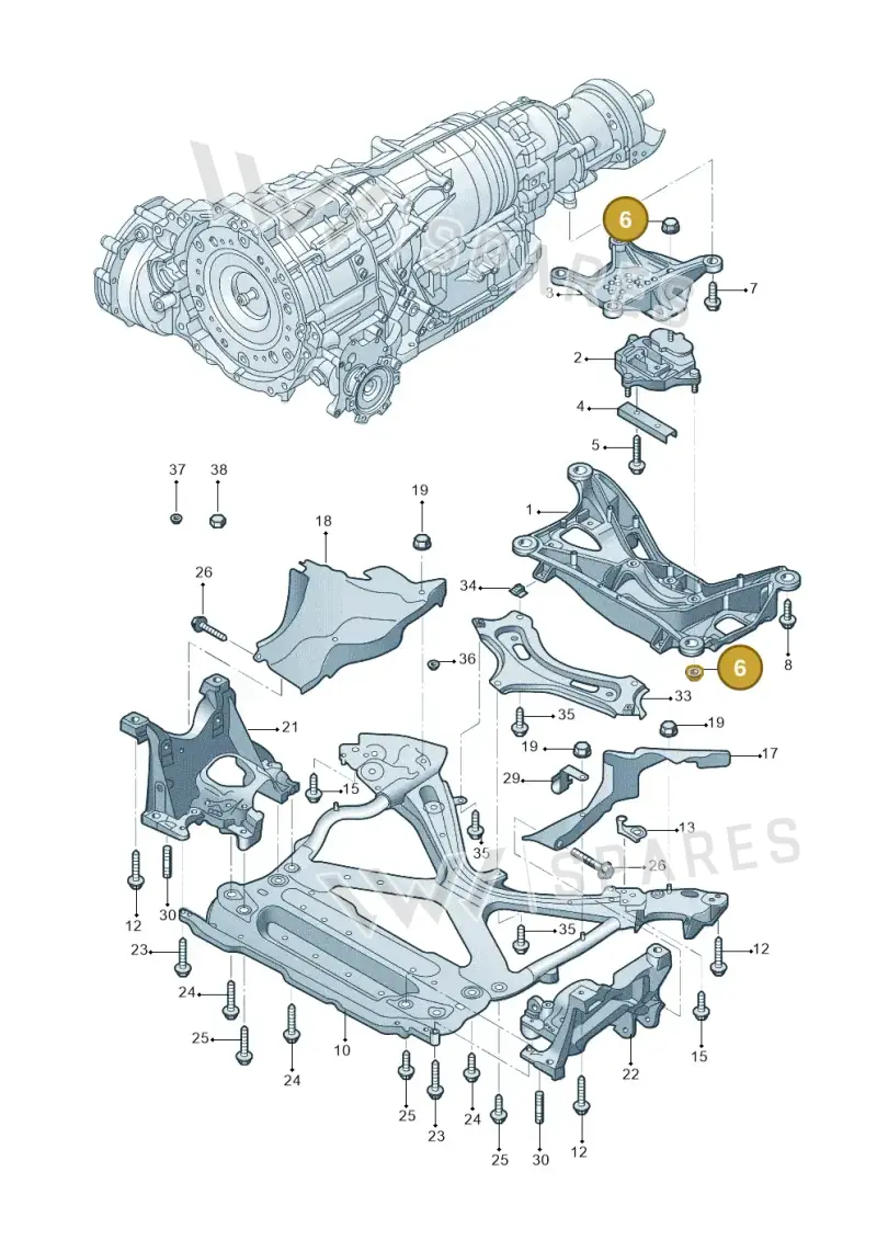 N91157402 — Audi Q5 qu. 2.0 (2018-) diagram 428399070, position 6