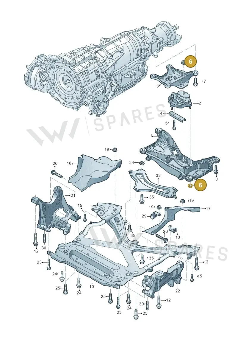 N91157402 — Audi Q5 (2016-2025) diagram 896399700, position 6