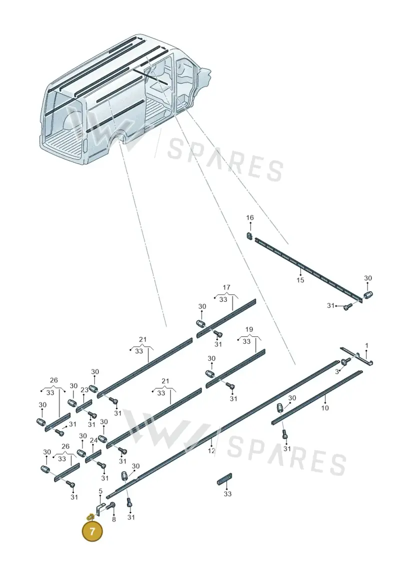 N91161301 — Volkswagen E-Crafter 35 (2018-2024) diagram 806860200, position 7
