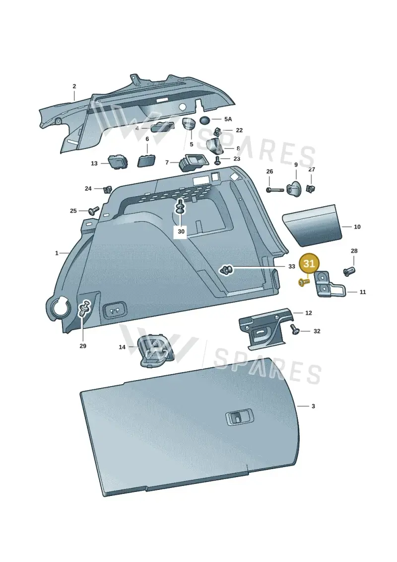 N91163401 — Skoda Kamiq (2019-2020) diagram 584867085, position 31