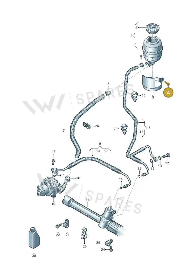 N91165701 — Volkswagen Amarok twin cab (2022-) diagram 683422500, position 4