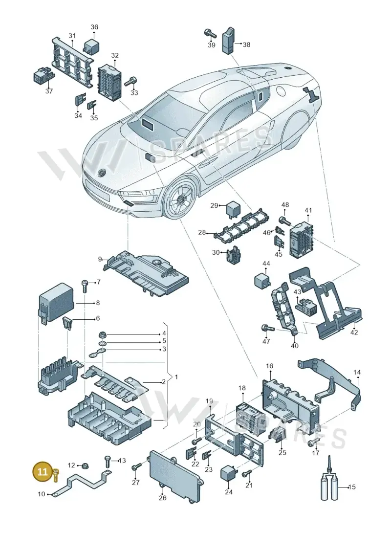 N91177801 — Volkswagen 6Z3 platform diagram 760937000, position 11