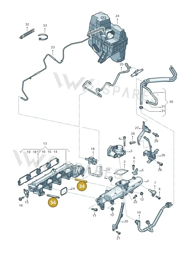 N91178301 — Volkswagen Caravelle (2015-2019) diagram 731133100, position 34