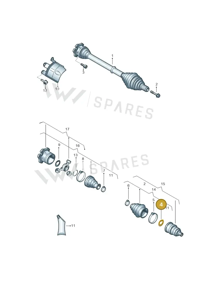 N91181101 — Audi Q5 qu. 2.0 TDI (2012-2017) diagram 454407270, position 4