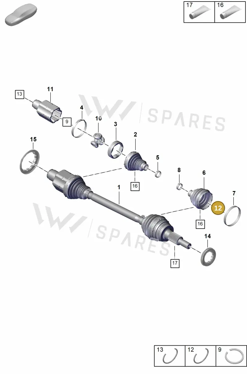 N91181101 — Porsche Panamera (2020-2023) diagram p58401100, position 12