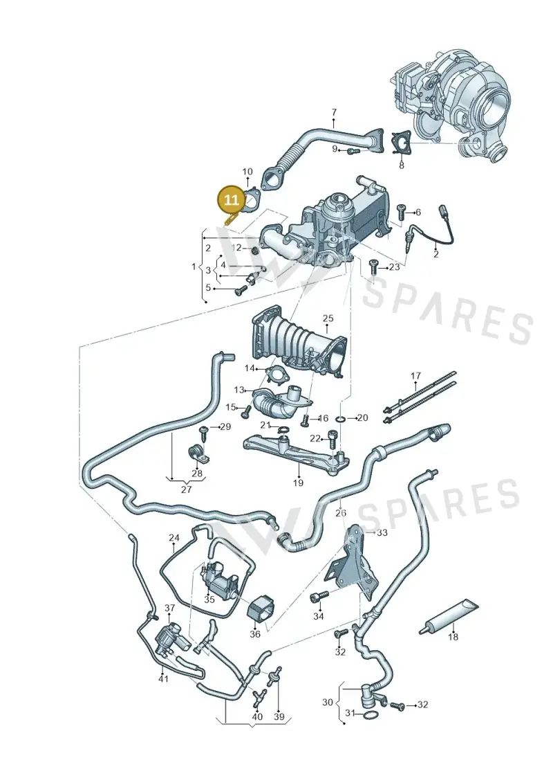 N91196201 — Volkswagen Touareg (2017-2023) diagram 439131000, position 11