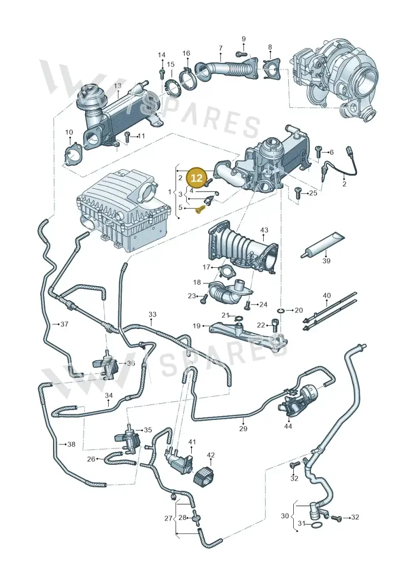 N91196201 — Volkswagen Amarok twin cab (2022-) diagram 894131750, position 12