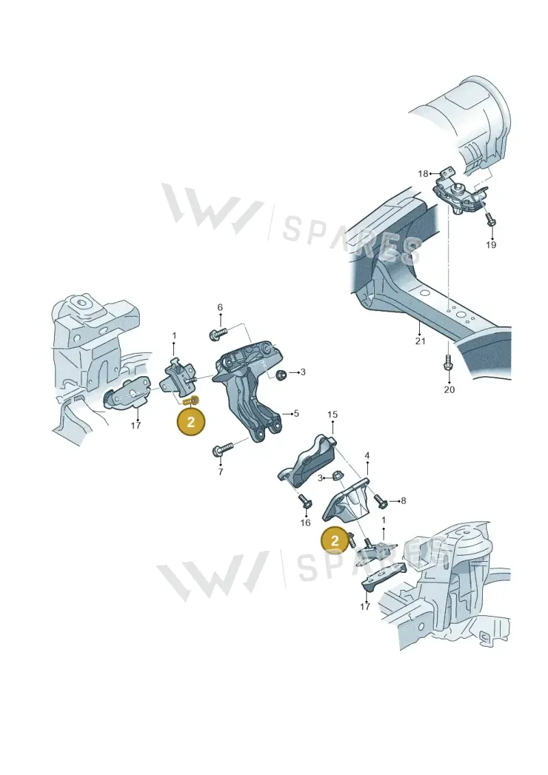 N91196402 — Volkswagen Amarok twin cab (2022-) diagram 894199400, position 2