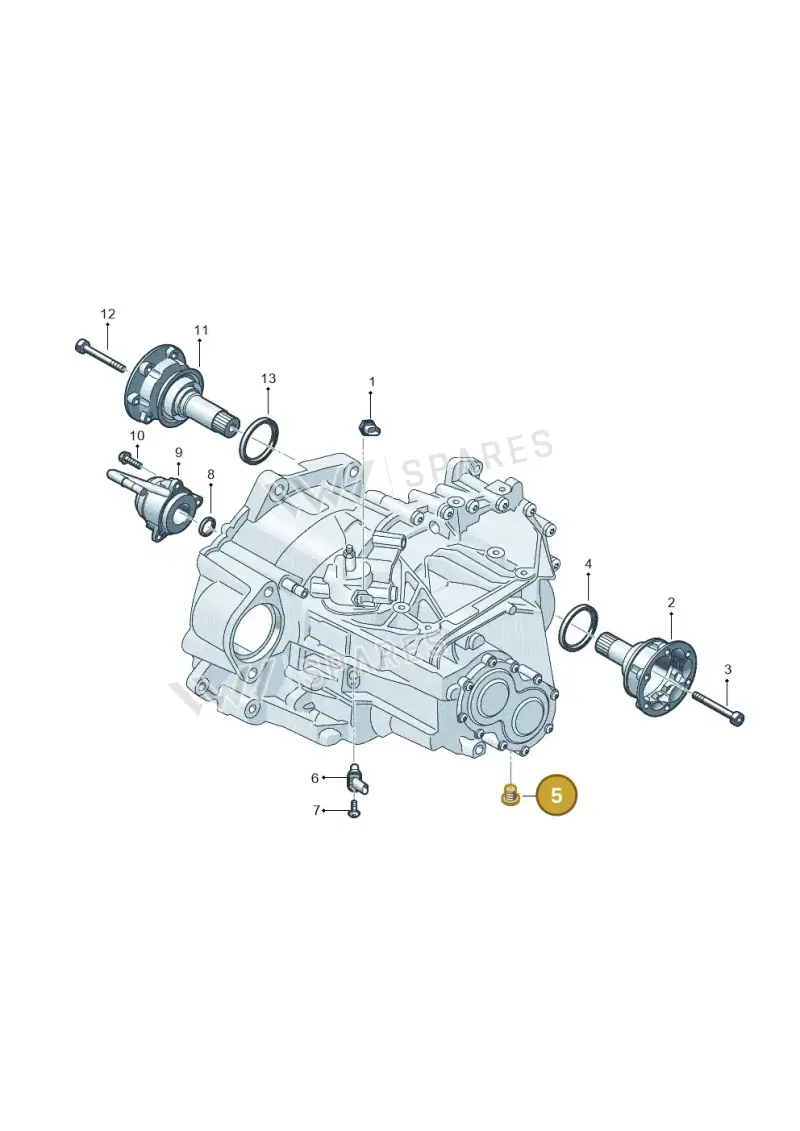 N91196501 — Volkswagen Tiguan 2.0 4Motion (2017-2024) diagram 793300320, position 5