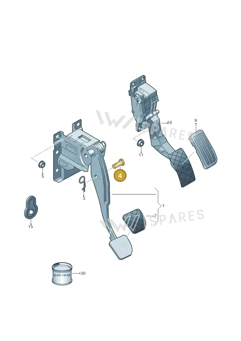 N91197301 — Volkswagen Amarok twin cab (2022-) diagram 683721600, position 4