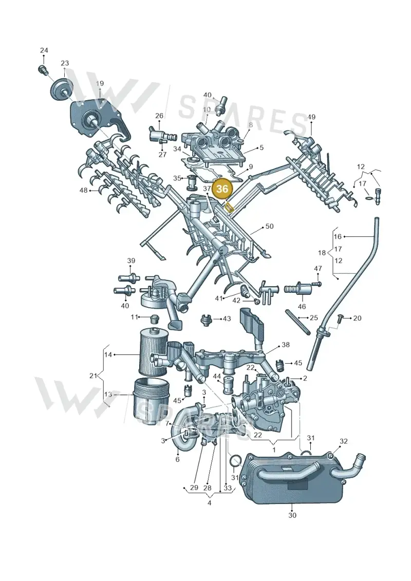 N91199901 — Audi A7 Sportback (2014-2018) diagram 717115100, position 36