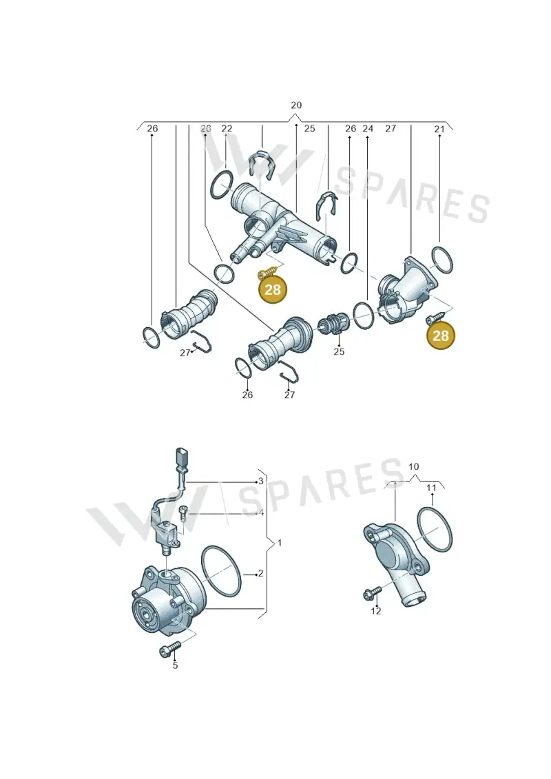 N91203201 — Volkswagen Caddy Maxi Kombi (2020-2024) diagram 746121040, position 28