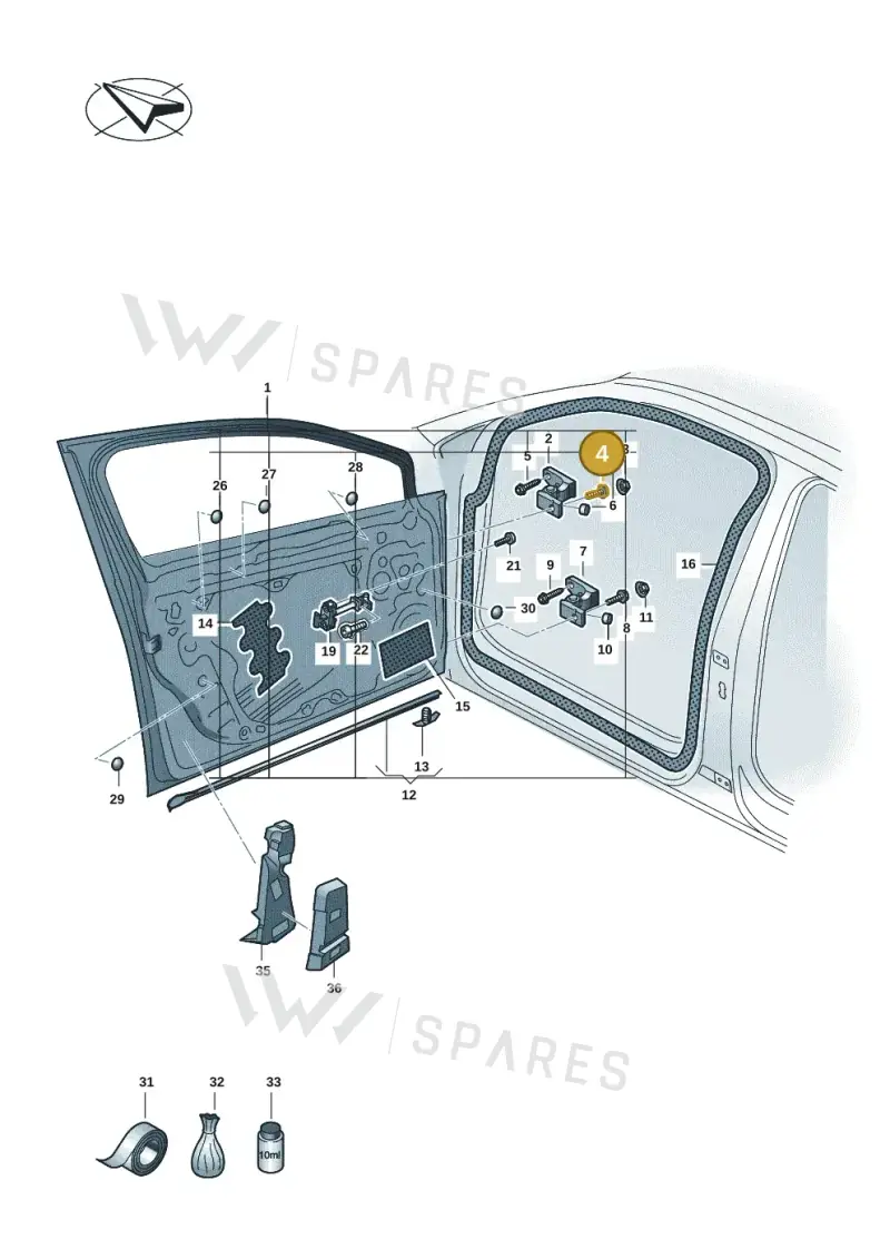 N91203801 — Volkswagen Golf 2.0 BlueMotion (2019-2024) diagram 5h0831000, position 4