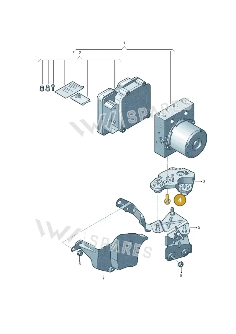N91208801 — Volkswagen Multivan (2021-) diagram 592614000, position 4