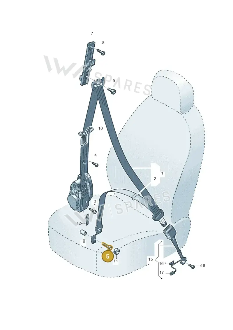 N91210001 — Audi Q2 (2016-2025) diagram 803857600, position 5