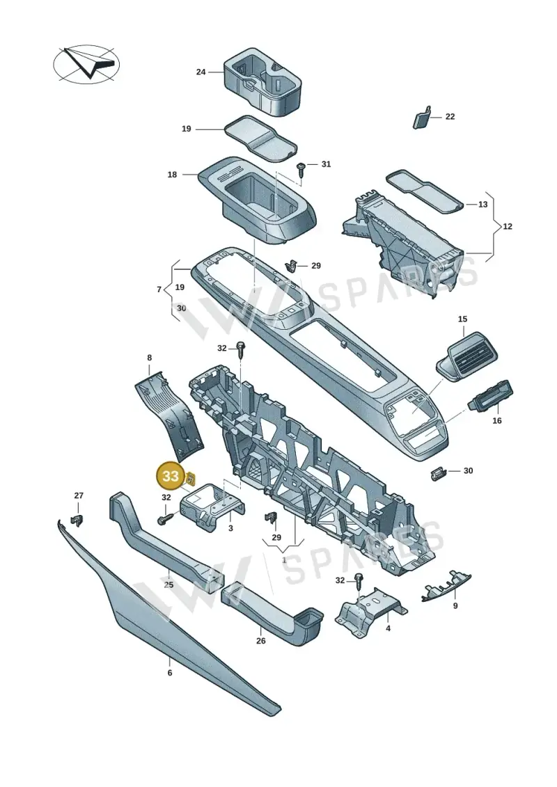 N91212801 — Volkswagen ID.4 Pro (2020-2023) diagram 11a863050, position 33