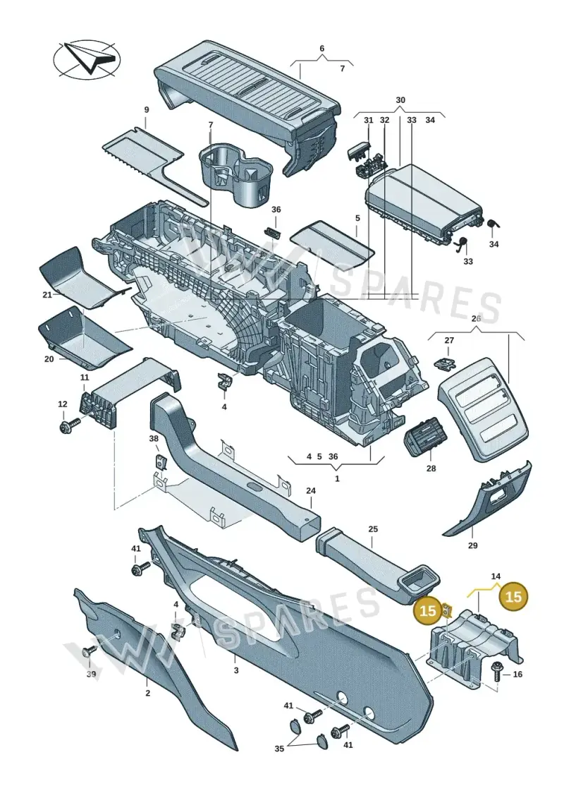 N91212801 — Volkswagen ID.7 Limousine Pro (2023-) diagram 14b863500, position 15
