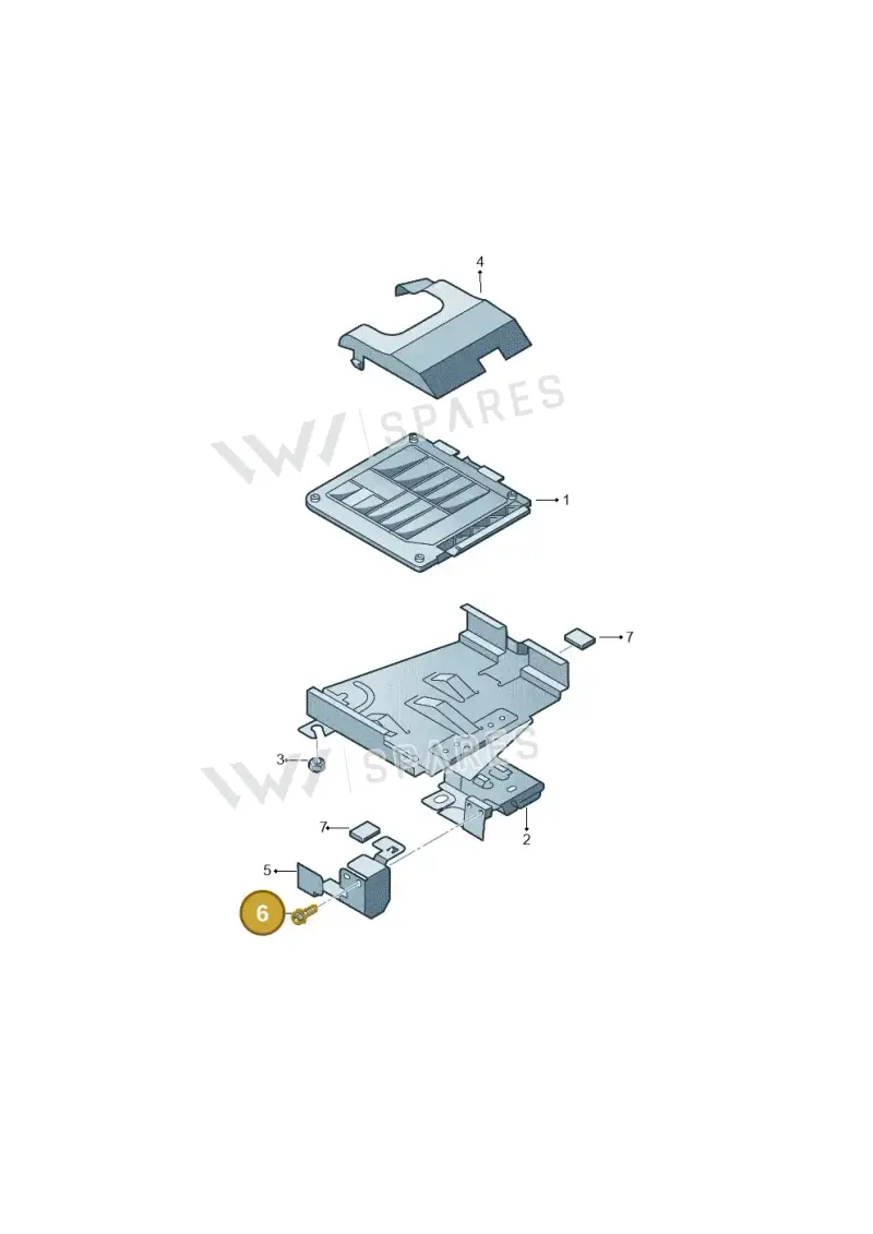 N91217601 — SEAT Altea XL (2013-) diagram 420906200, position 6