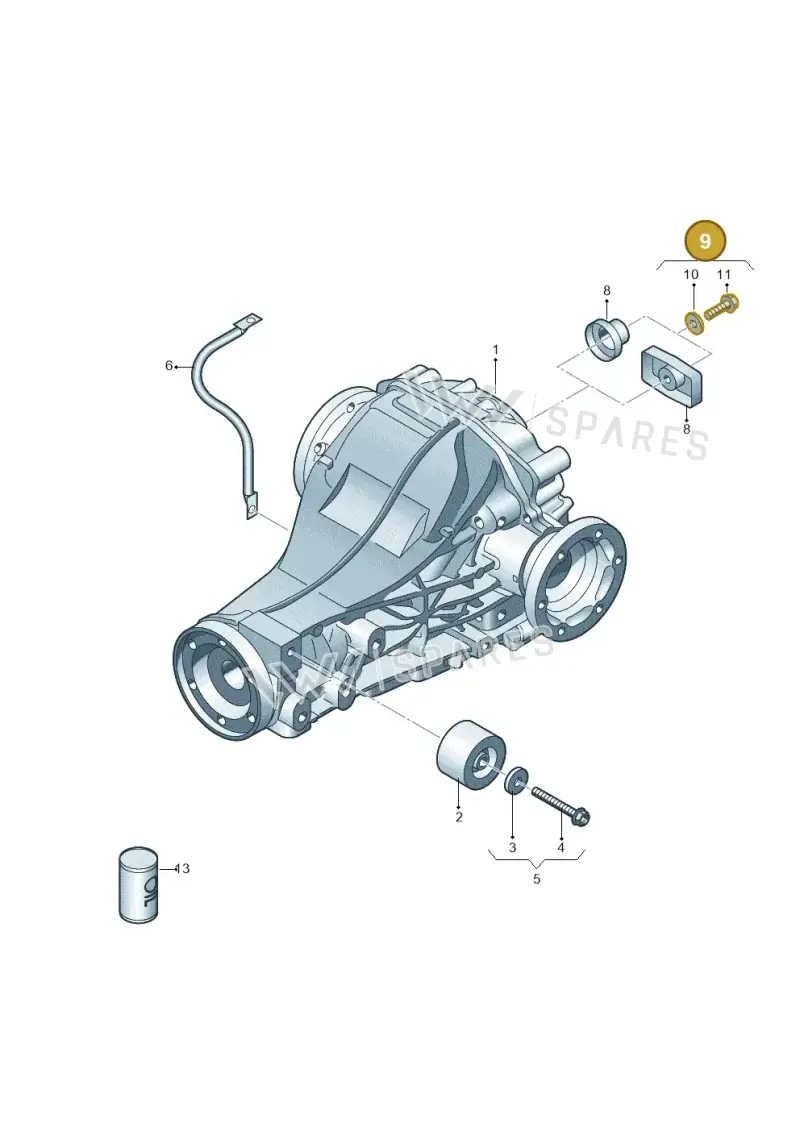 N91217901 — Audi Q5 qu. 2.0 TDI (2012-2017) diagram 647500100, position 9