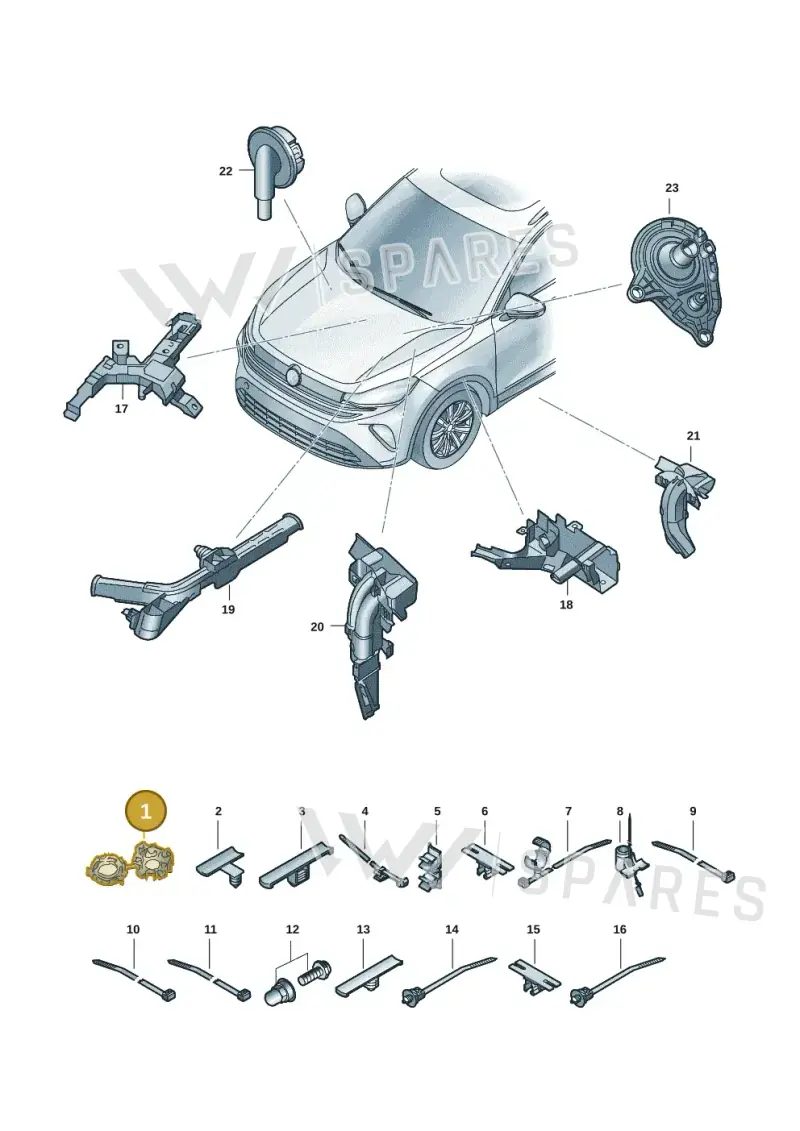N91219402 — Volkswagen Tiguan (2024-) diagram 57x971801, position 1