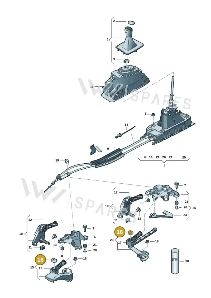N91225101 — Volkswagen Caddy Maxi Kombi (2020-2024) diagram 793711301, position 16