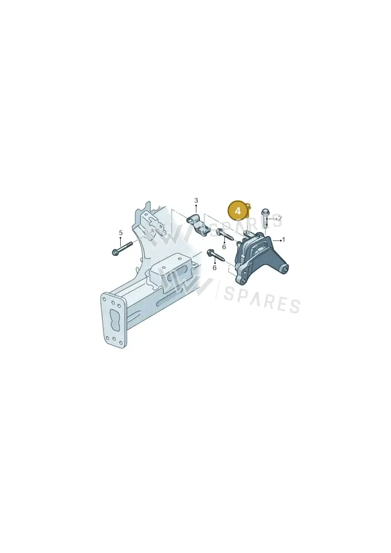 N91229601 — Volkswagen Multivan (2021-) diagram 7t0199001, position 4