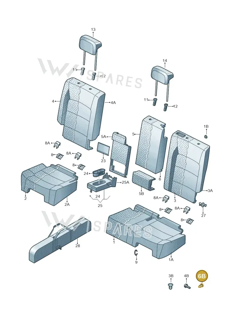 N91232302 — Volkswagen ID.6 X (2021-) diagram 804885500, position 6B