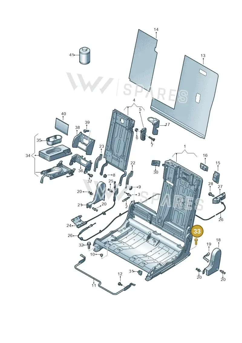 N91232302 — Volkswagen Tiguan 2.0 (2023-) diagram 884885300, position 33