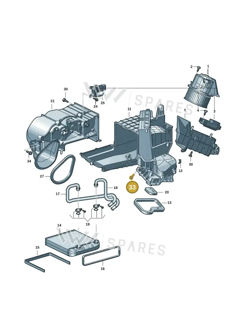 N91237801 — Volkswagen Multivan (2021-) diagram 7t0819100, position 33