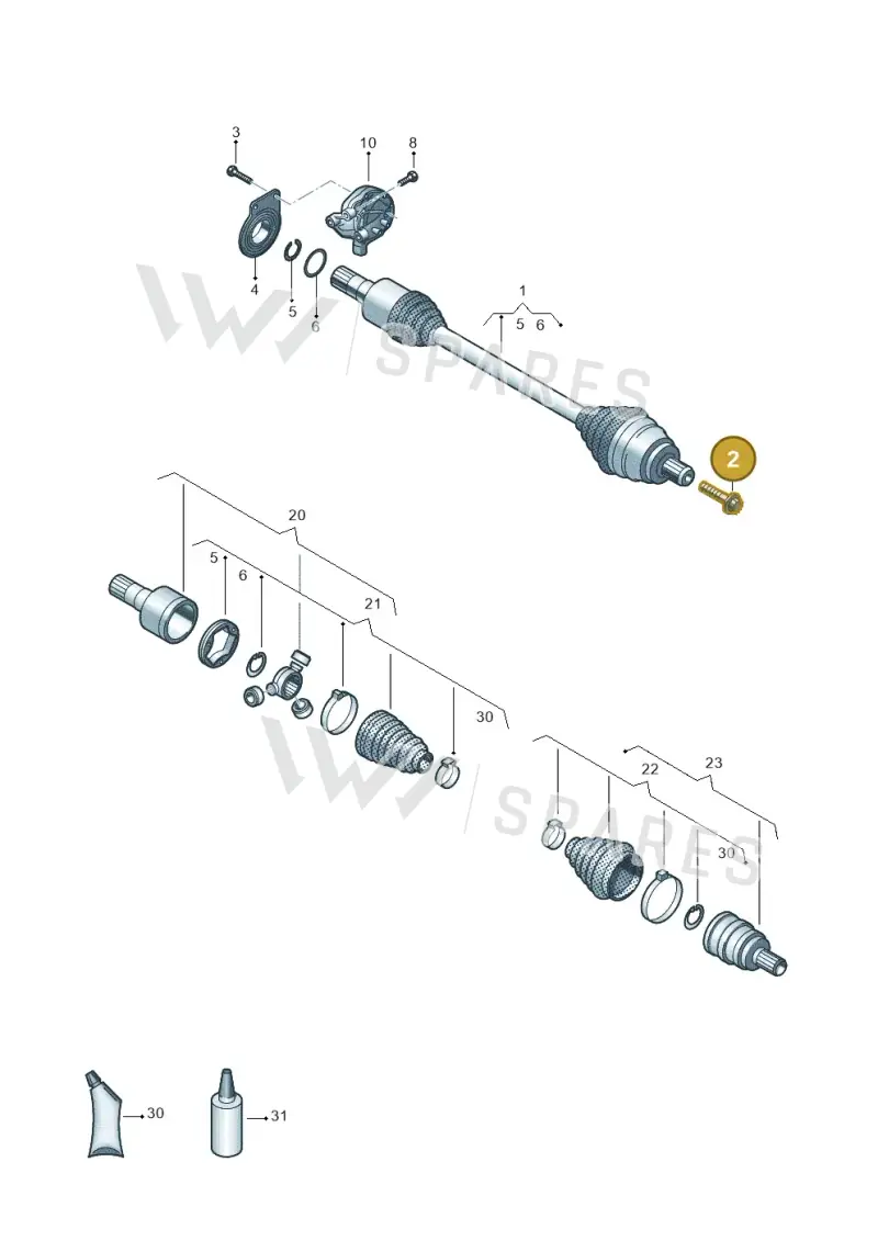 N91240801 — Volkswagen MAN TGE 55 (2016-2021) diagram 806407250, position 2