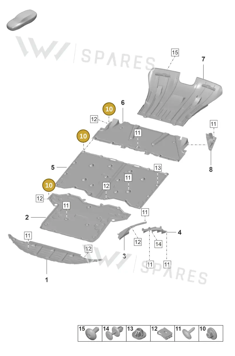N91242801 — Porsche 911 (2021-2022) diagram p59801700, position 10