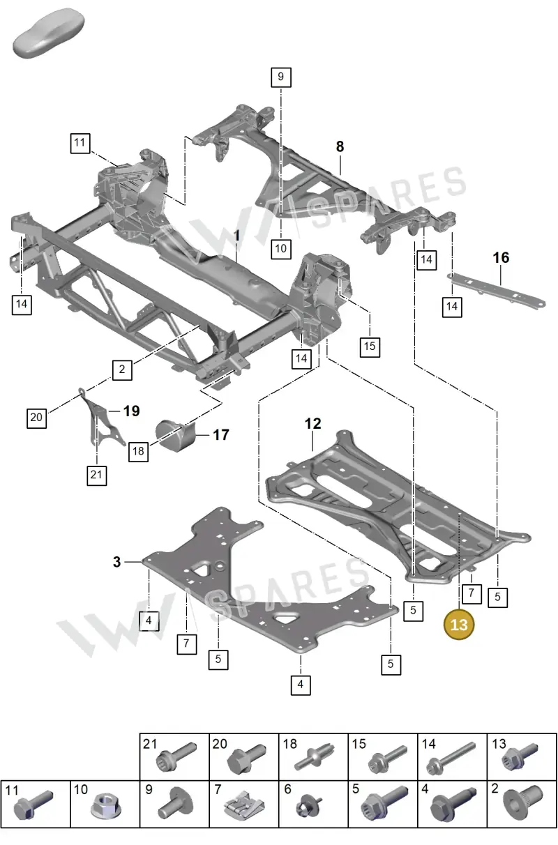 N91244201 — Porsche Panamera (2023-2025) diagram p62401000, position 13
