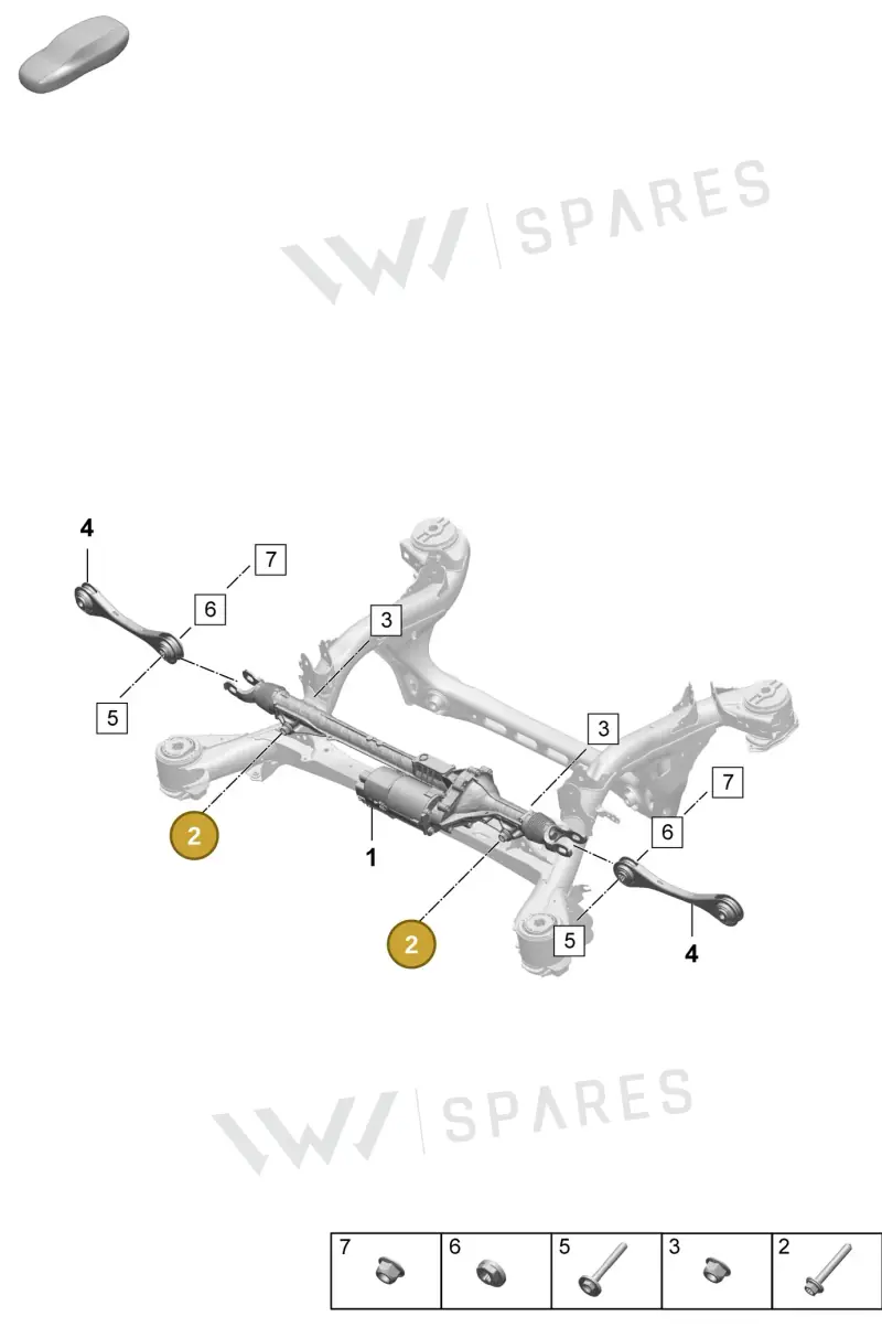N91244301 — Porsche Macan (2024-2024) diagram p61503000, position 2