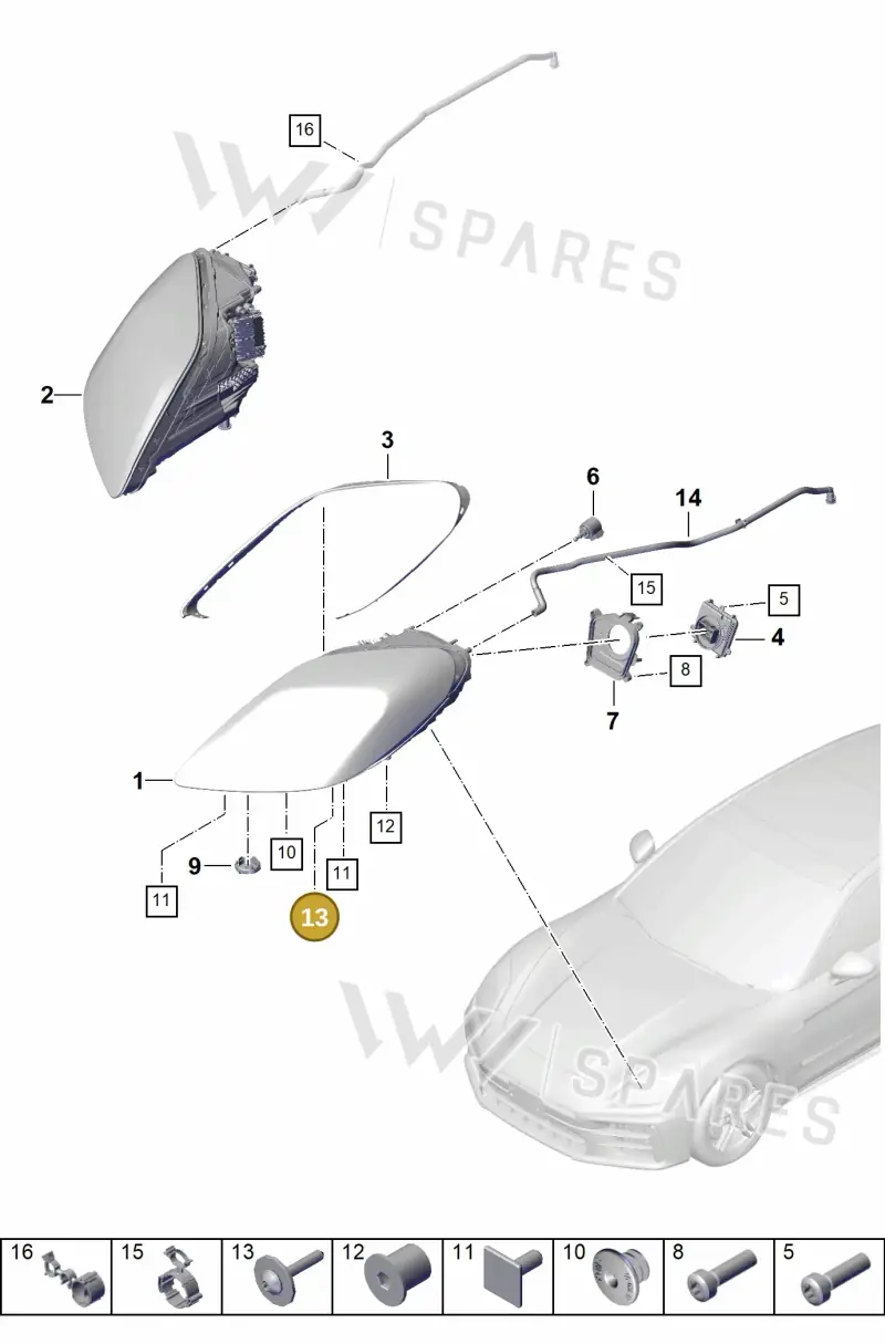 N91248101 — Porsche Panamera (2023-2025) diagram p62908000, position 13
