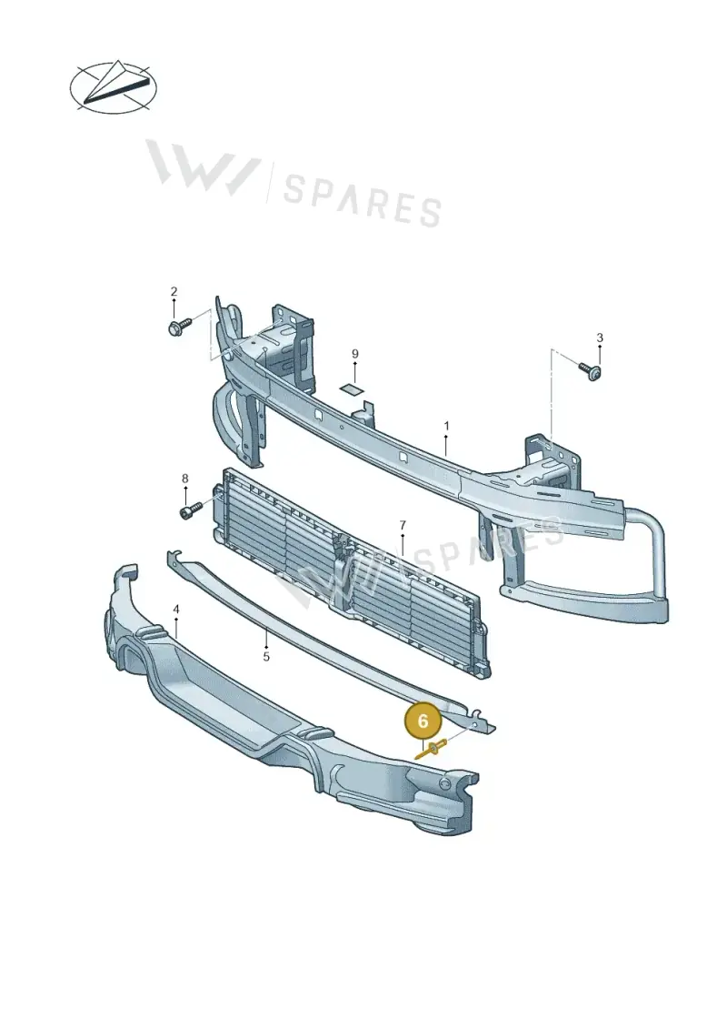 N91262201 — Volkswagen Passat estate (2023-) diagram 3j0807000, position 6
