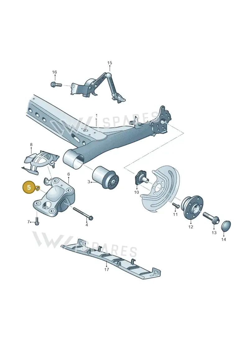 N91263401 — Volkswagen Taigo (2021-2024) diagram 837505020, position 5
