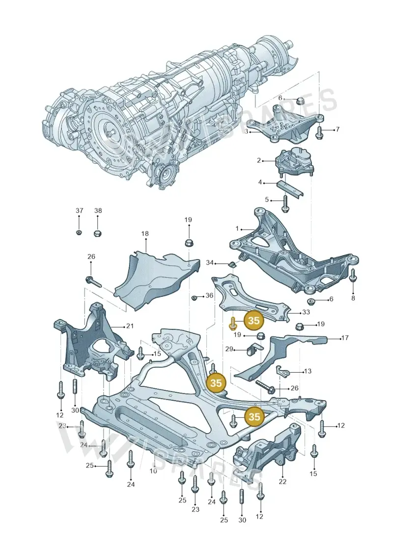 N91265201 — Audi Q5 qu. 2.0 (2018-) diagram 428399070, position 35